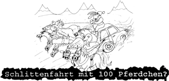 Karikatur von Lehrling Johannes Zoch, 