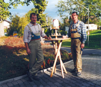 Jens und Dirk vom Bruch mit ihrer patenten Erfindung 