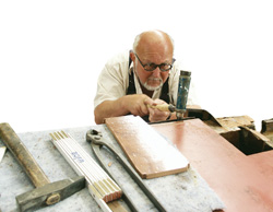 Helmut Schmilgeit, Bootsbauermeister aus Neuwied