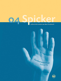 „Spicker“ mit Infos vom Handwerk für Lehrer