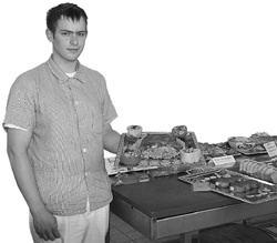 Sascha Schneider siegte beim Landesentscheid im Praktischen Leistungswettbewerb.