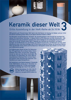 „Keramik dieser Welt“ – die Dritte!