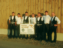 Die Truppe um Wolfgang Schink (rechts).