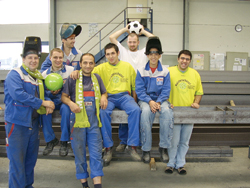 Ein ernst zu nehmender Gegner ist die Mannschaft des Metallbauunternehmens Colak, denn seit drei Jahren gibt es eine Betriebsmannschaft.